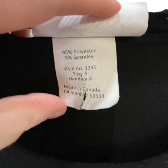 Zooni Collection Black Tank Top size small - Picture 4 of 5